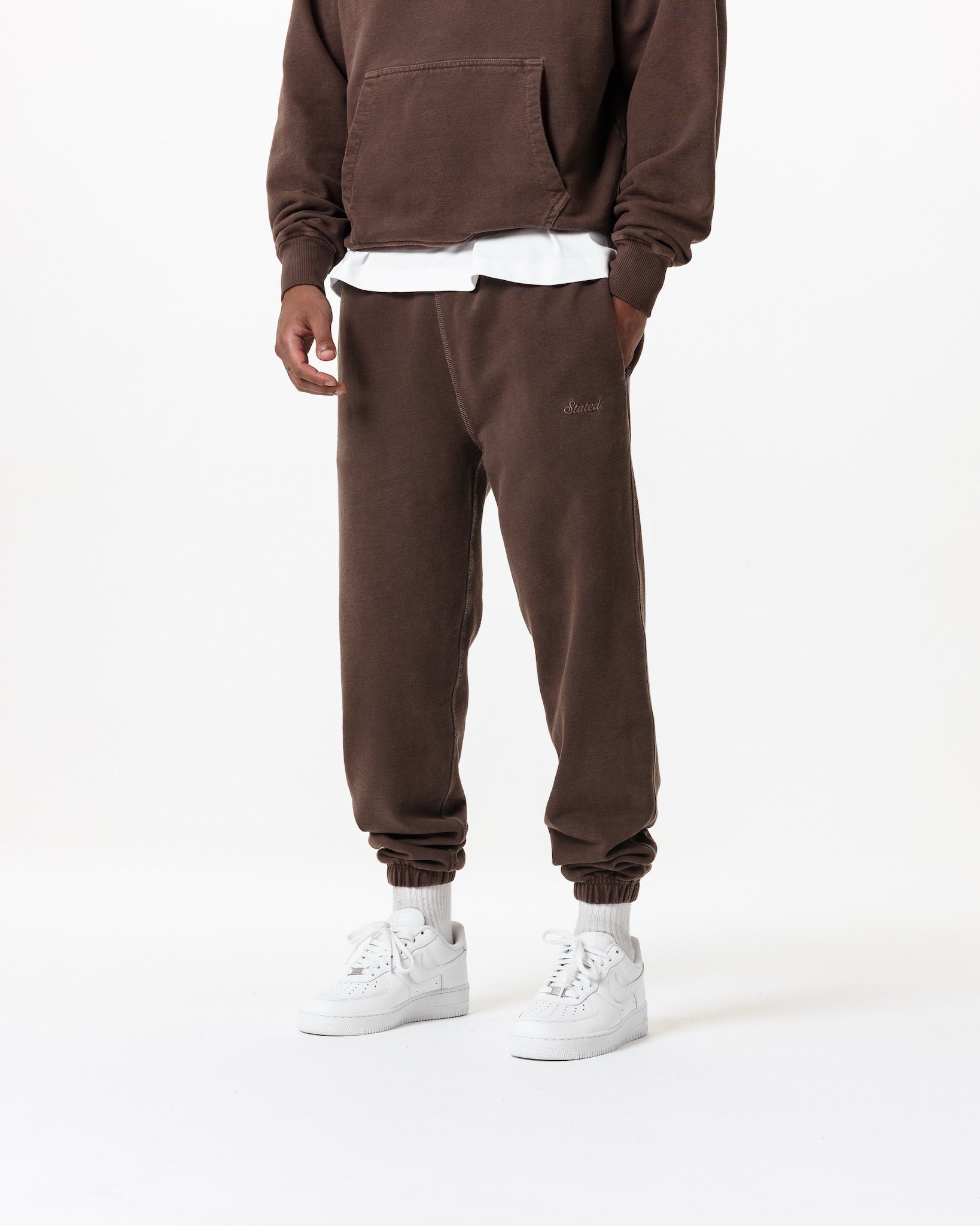 Classic Sweatpant - Washed Brown