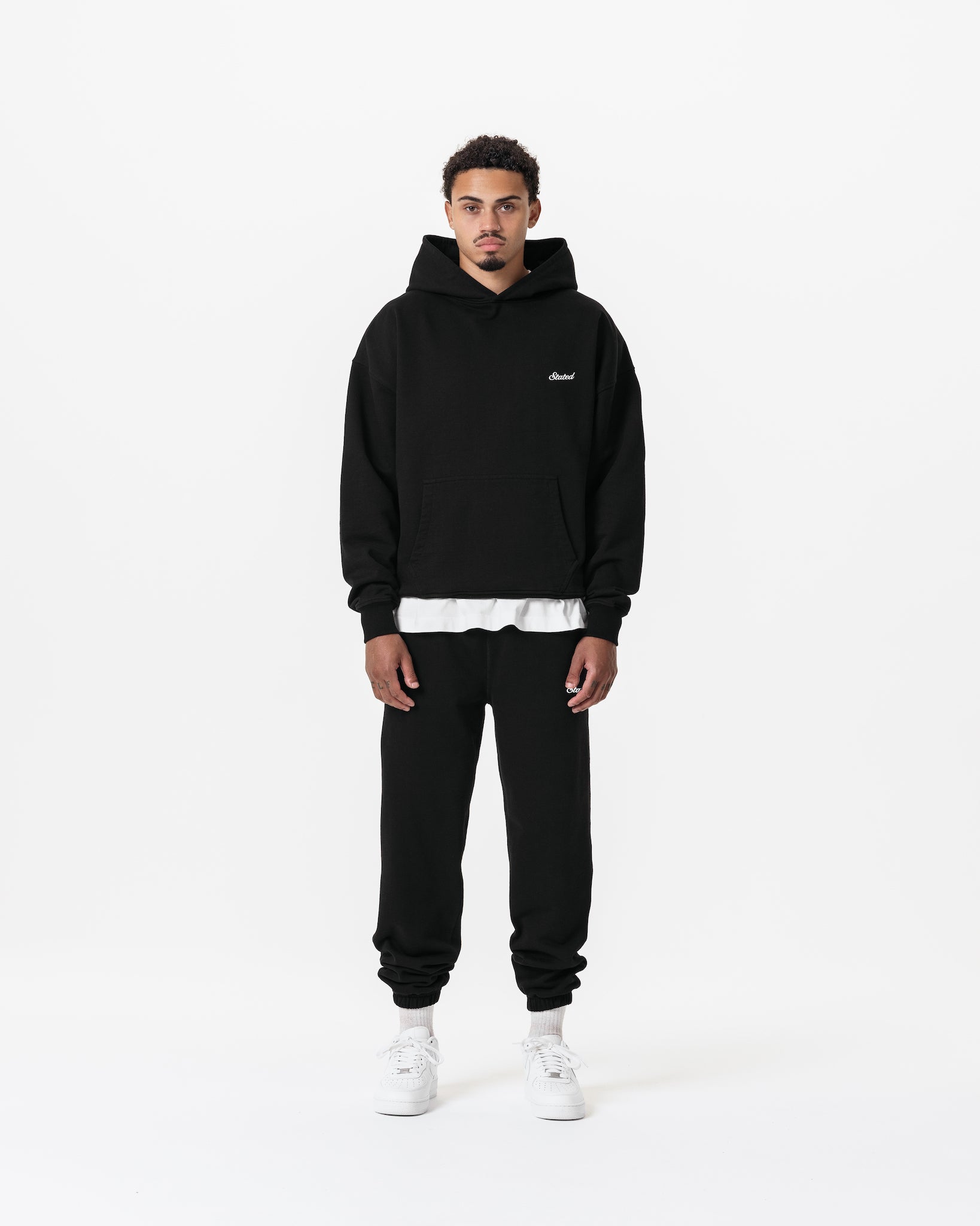  Melville New York Classic Established Premium Cotton Hoodie  Black : Clothing, Shoes & Jewelry