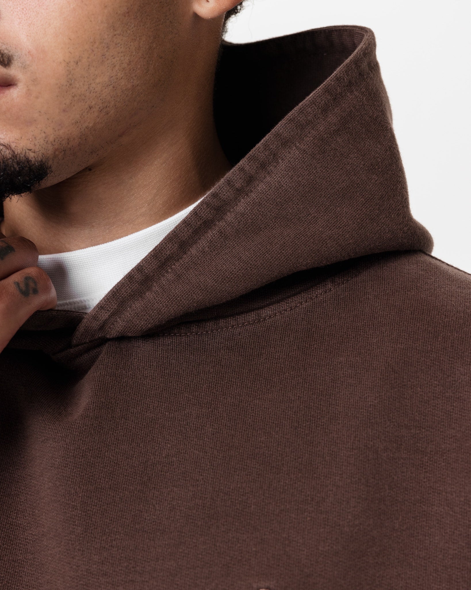 Classic Hoodie – Washed Brown