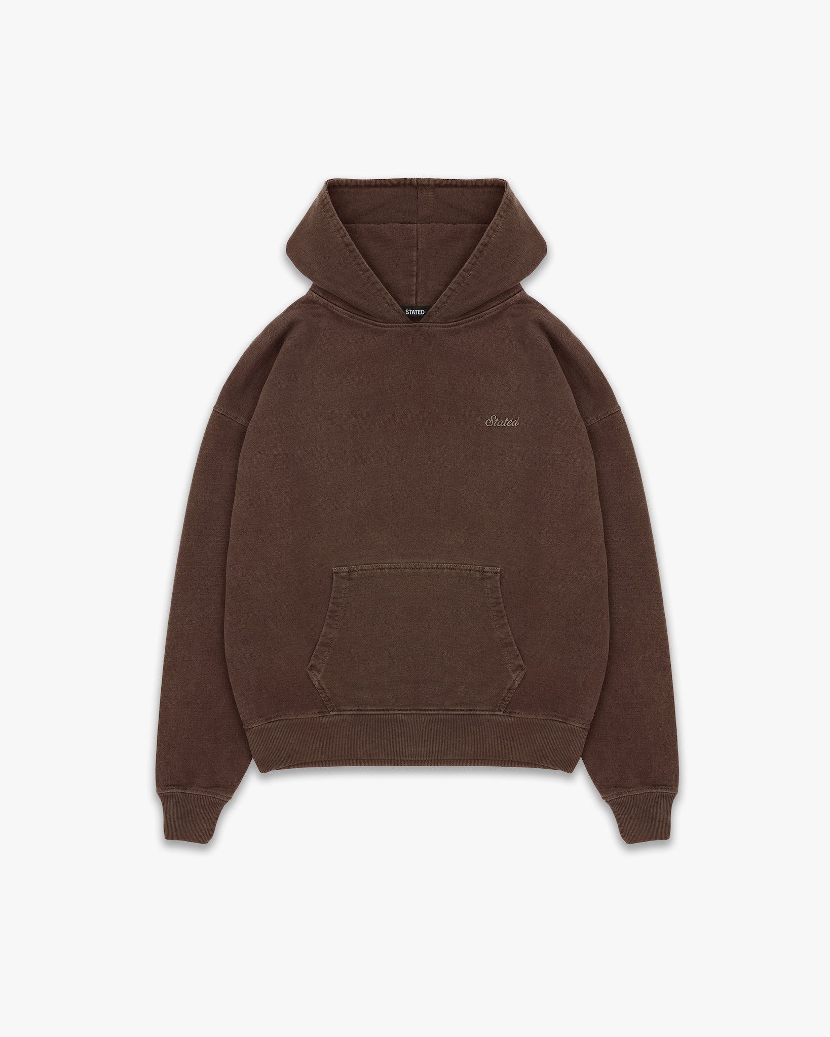 Classic Hoodie – Washed Brown