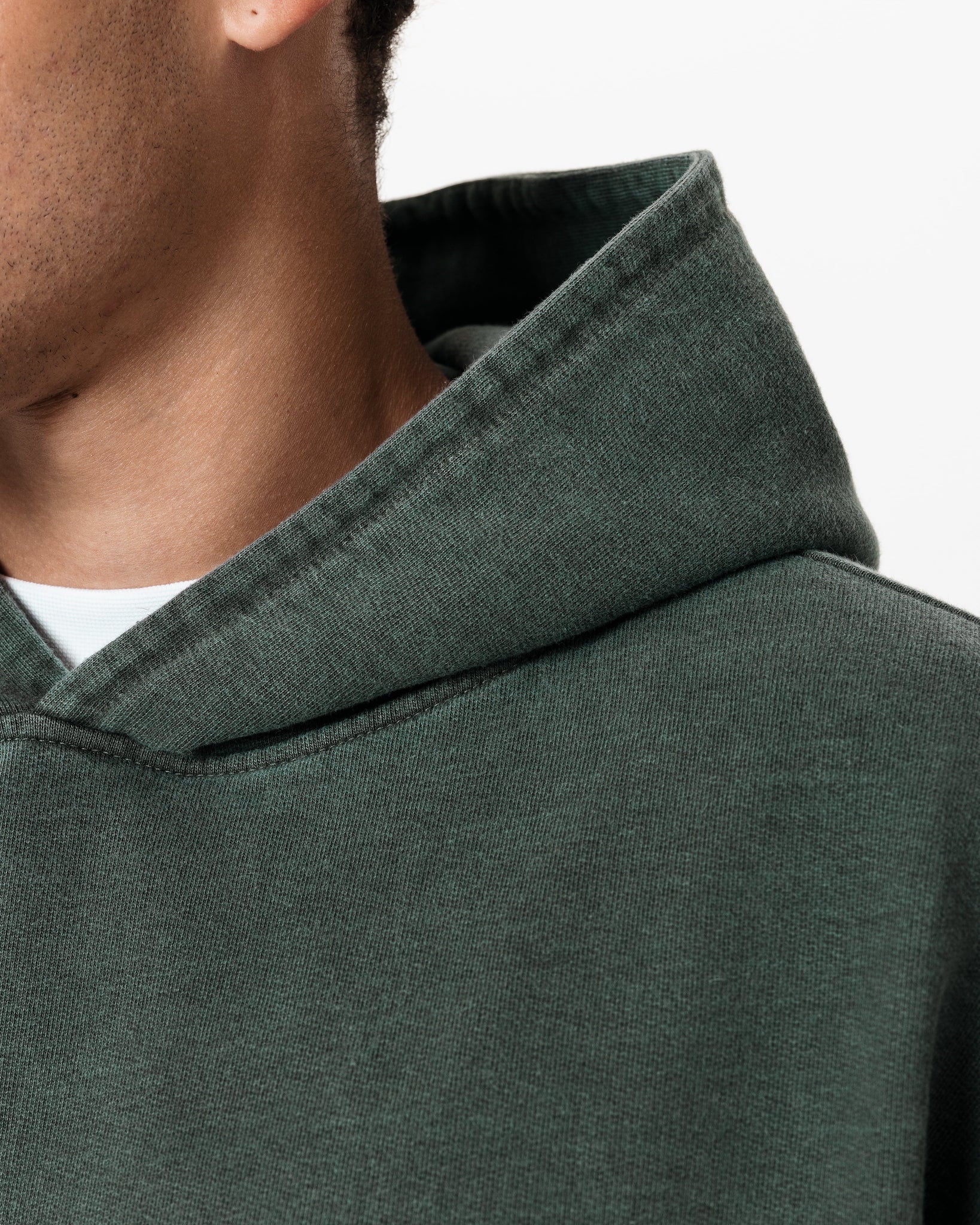 Classic Hoodie – Washed Green