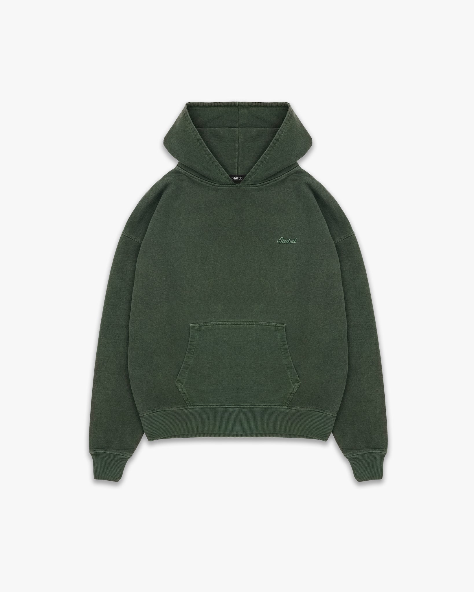 Classic Hoodie – Washed Green