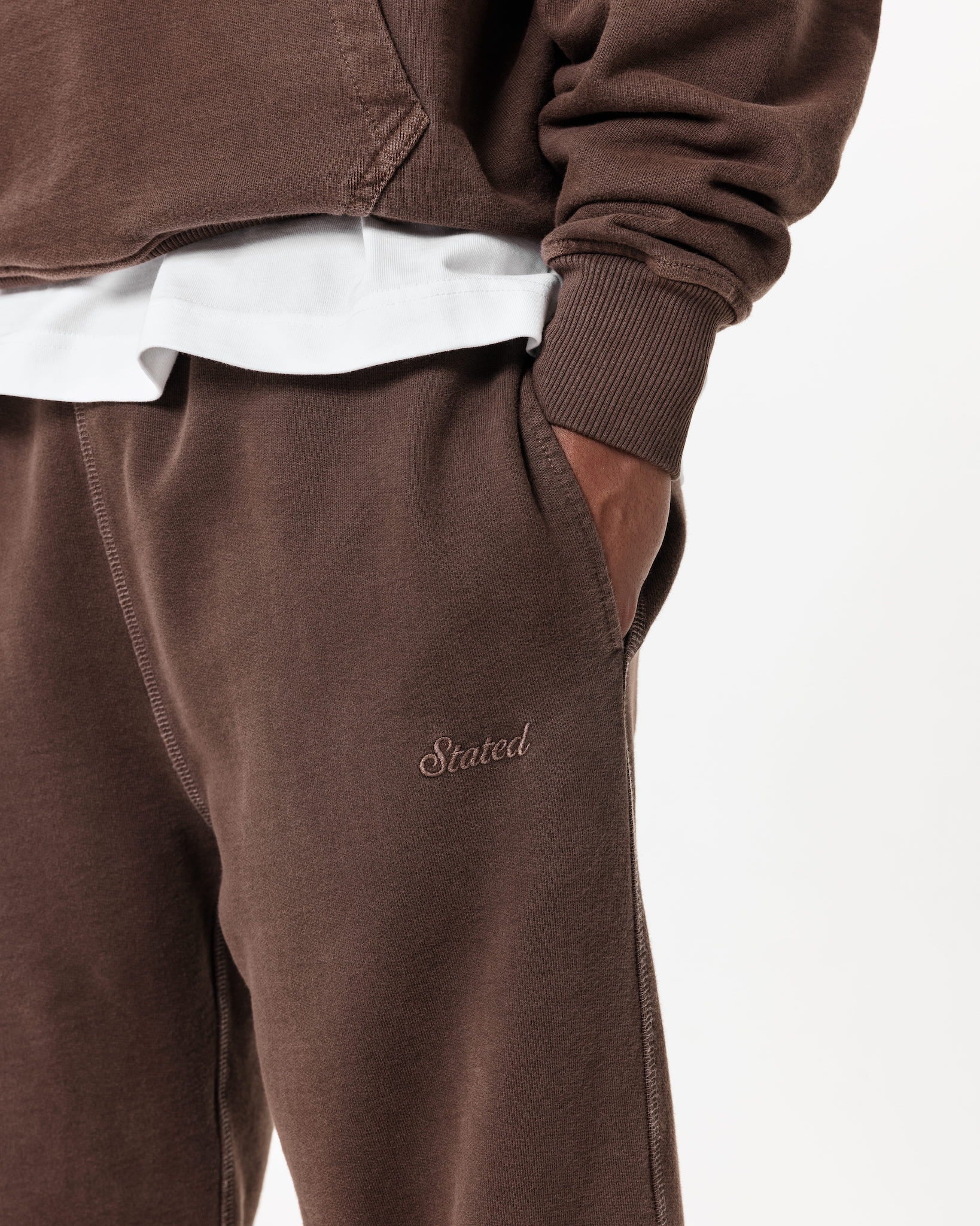 Classic Sweatpant - Washed Brown