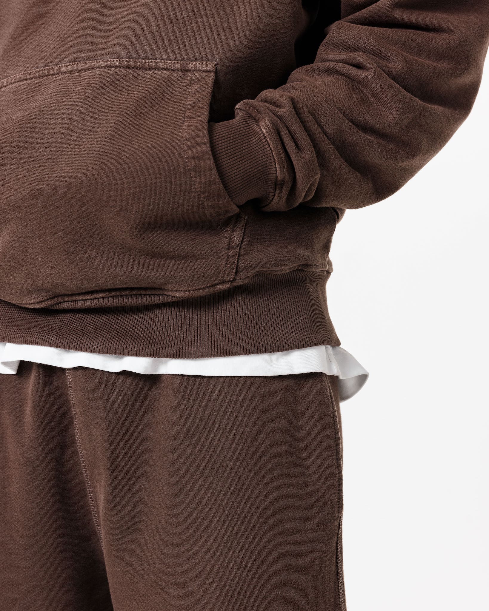 Core Hoodie – Washed Brown