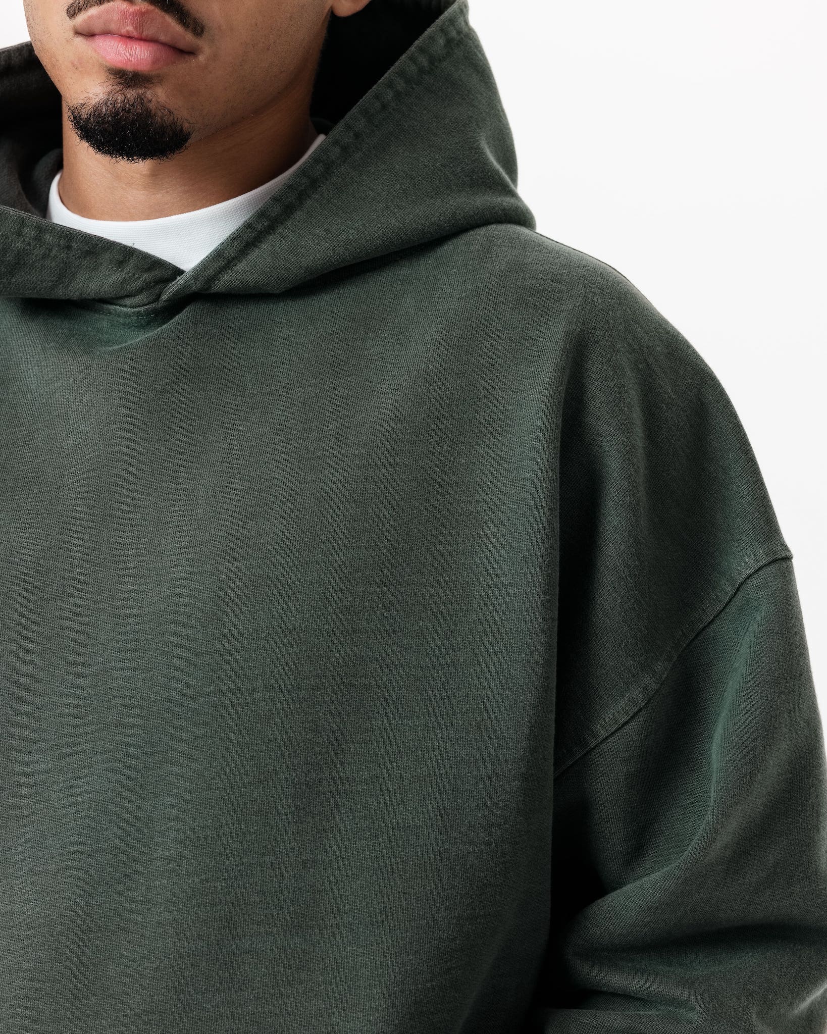 Core Hoodie – Washed Green