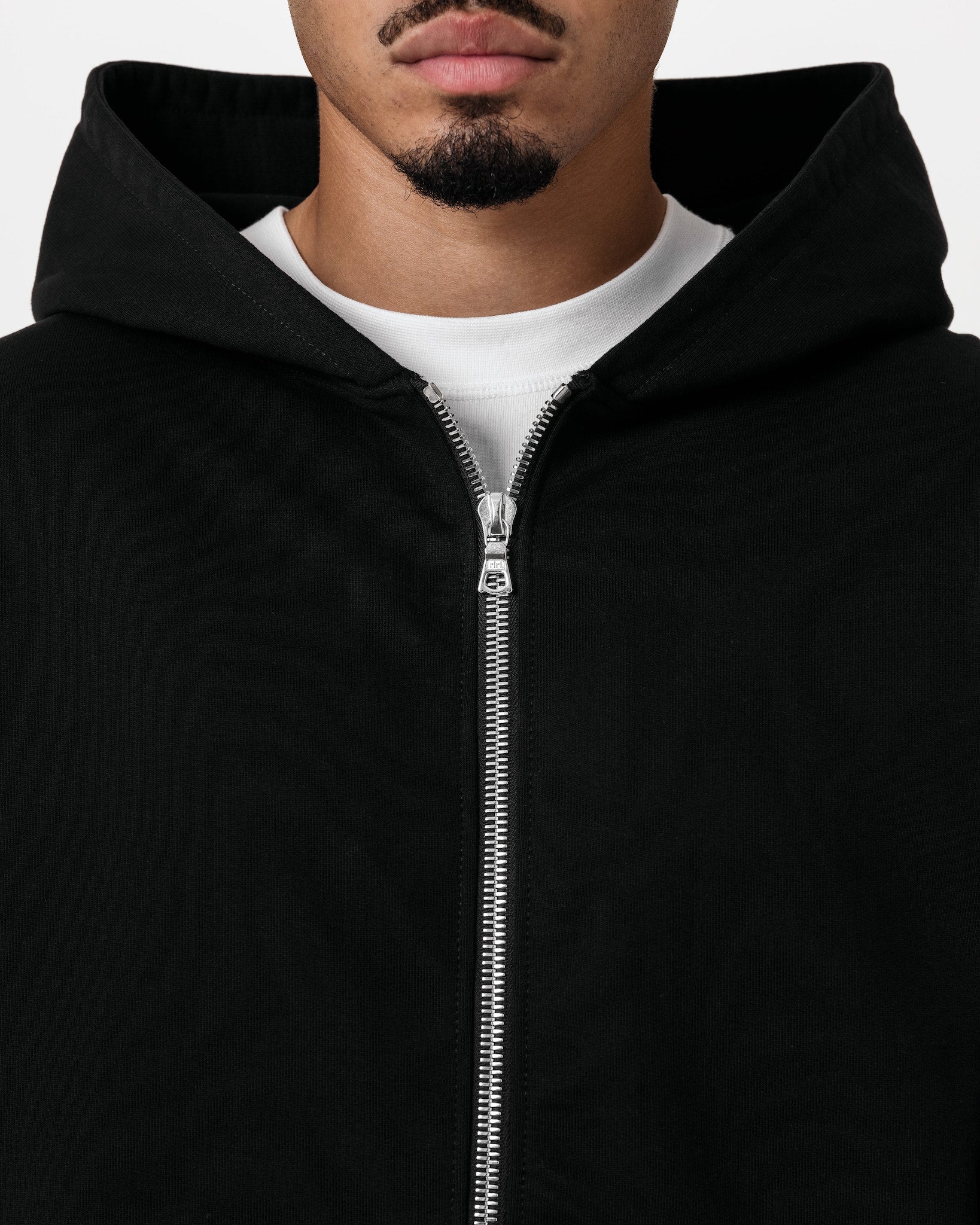 Core Zip Hoodie – Black