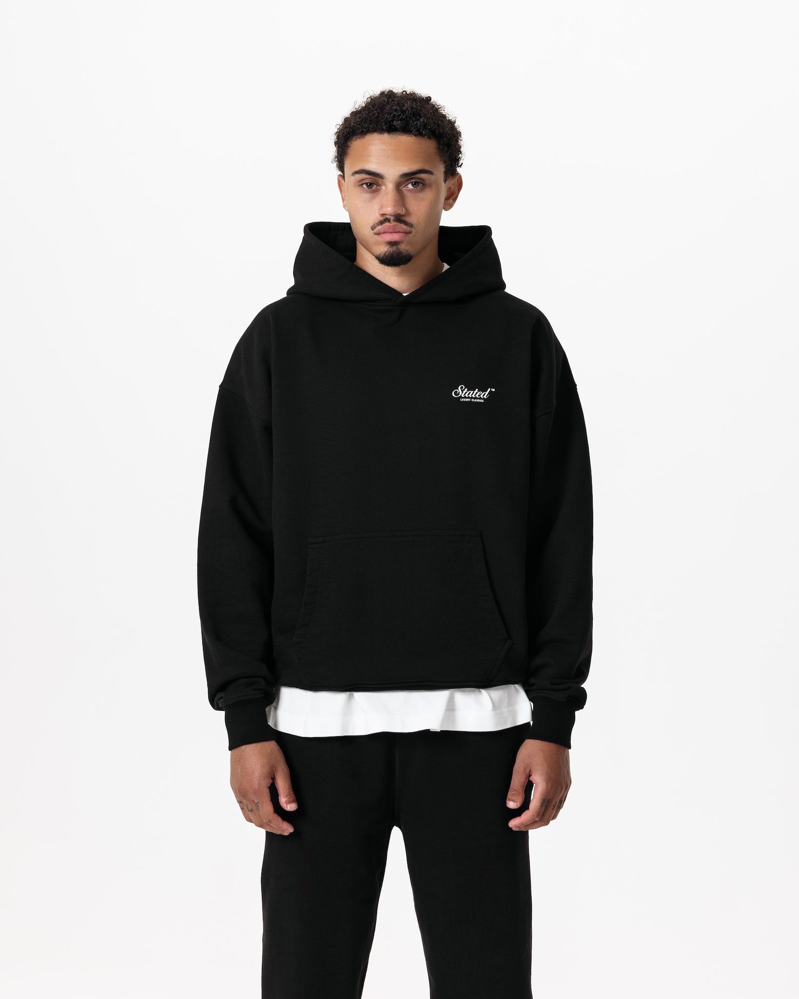 Luxury Classics Hoodie – Black