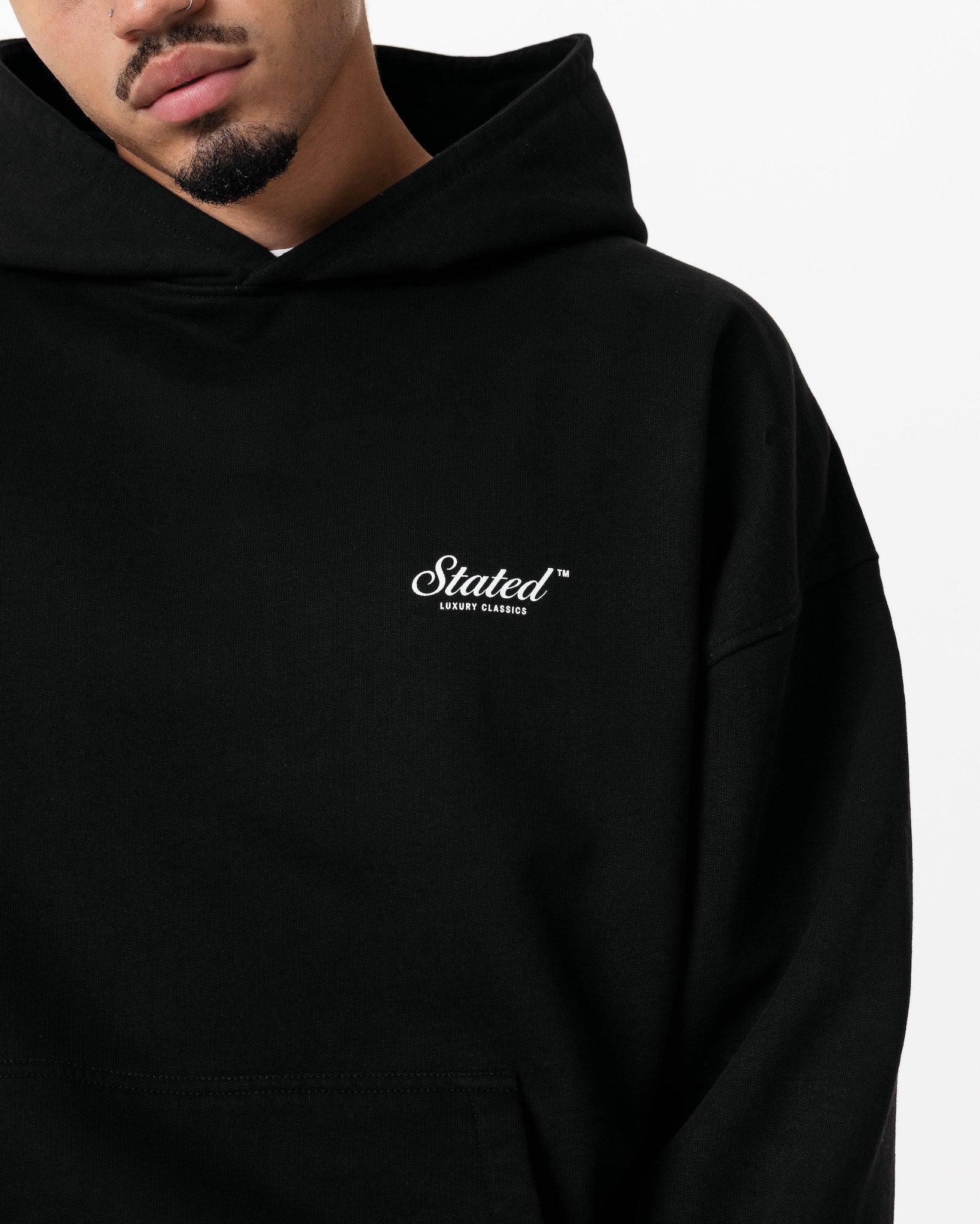 Luxury Classics Hoodie – Black